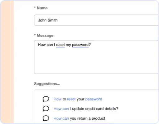 AI Contact form