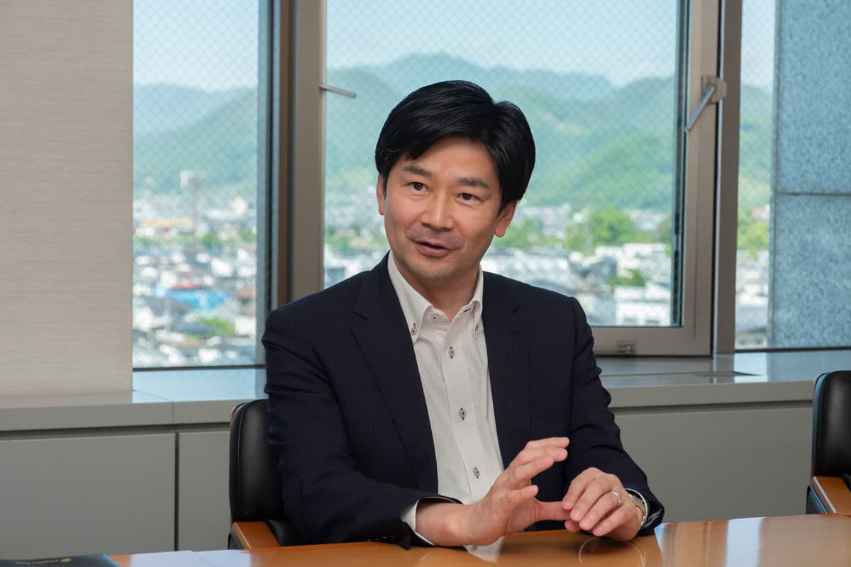 A Kirayaka Bank team member during the interview