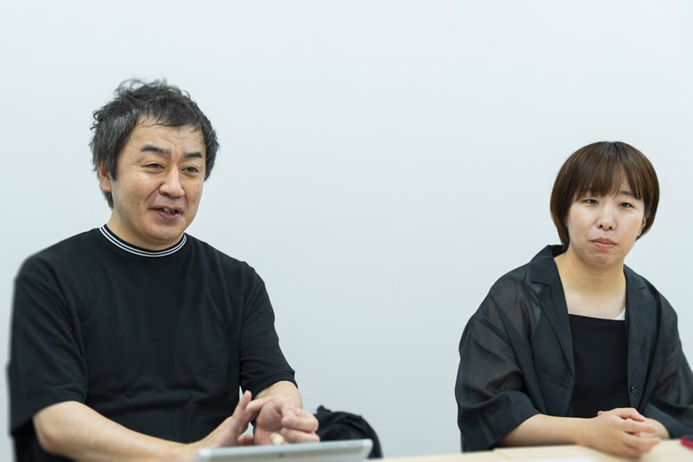 KOMEHYO team members during the interview